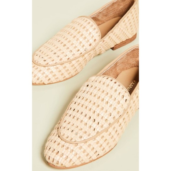 Kaanas NEW Amalfi Basket Weave Flats Coffee Loafers Sz.11 - Picture 3 of 11